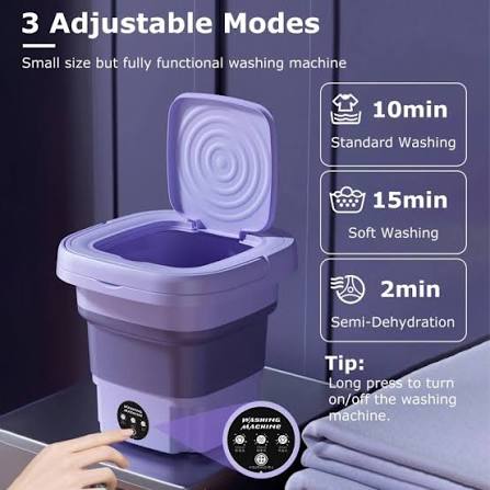 Mini Portable Washing Machine – Foldable