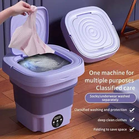Mini Portable Washing Machine – Foldable